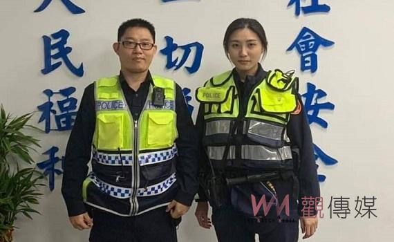 女騎士暗夜誤闖快速道　幸！臺西警暖心護送解危 