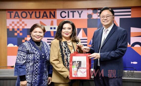 泰國菁英領袖團來訪 桃市府首頒桃園觀光榮譽大使聘書促進交流