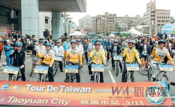 2023國際自由車環台賽桃園站開幕 張善政勉選手發揮極限締造佳績