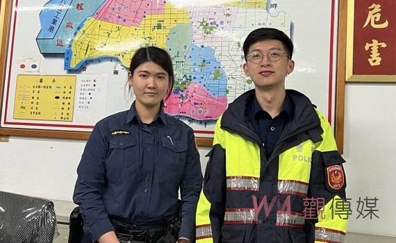 阿伯別怕!我們帶你回家 臺西員警安慰運動迷途老翁