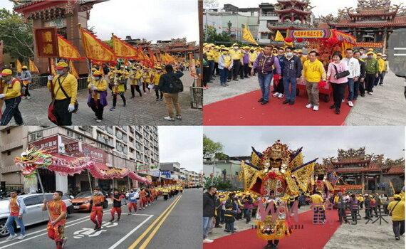 桃園平鎮區三崇宮三官大帝遶境 神威展現護境佑民慈悲心