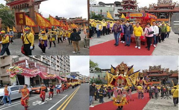 桃園平鎮區三崇宮三官大帝遶境 神威展現護境佑民慈悲心 