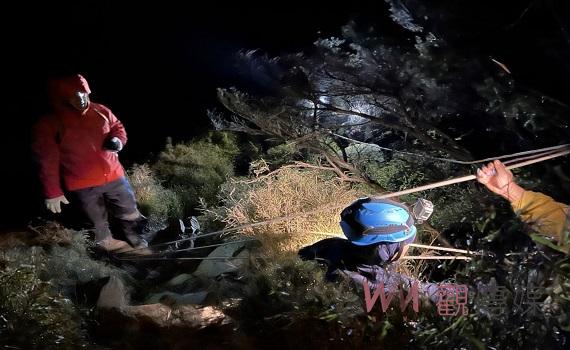 發現遺留血跡! 山友墜落約80米郡大北峰頂