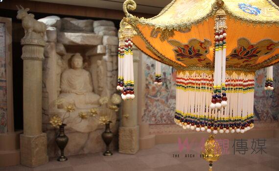 台灣佛教首場華蓋特展 中壢圓光藝文館開展