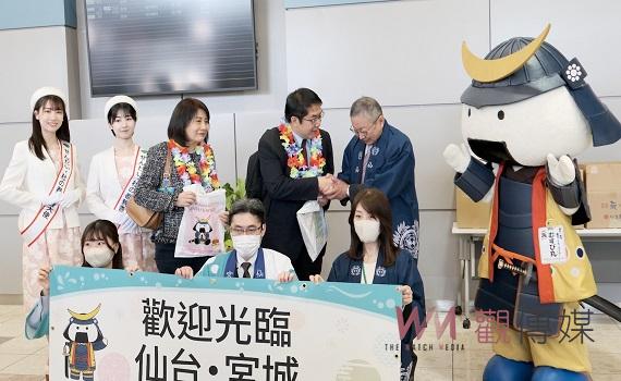 台南-仙台包機首航 黃偉哲:盼兩市緊密交流