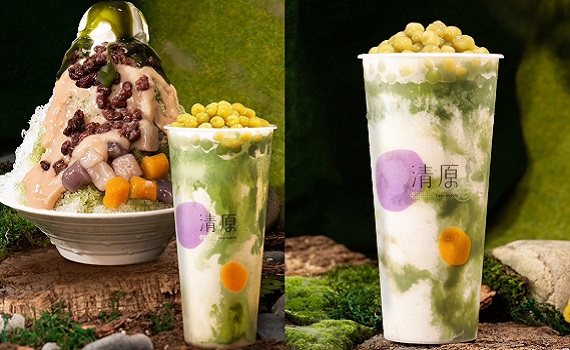 苗栗以北 抹茶控集合!清原芋圓「抹茶、芋頭、草仔粿」三種料一次滿足,買1項、捐1元!