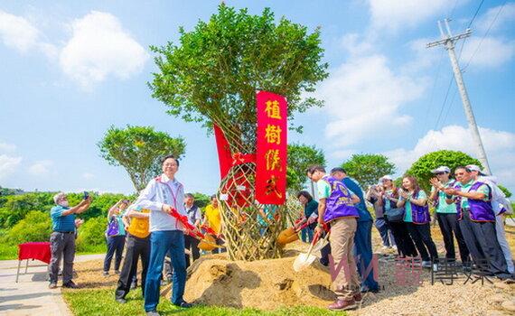獅子會300A1區月眉濕地植樹 讓桃園大溪綠樹成蔭