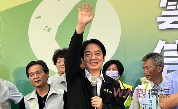 賴清德出席雲林信賴之友會授旗 籲農民朋友站在一起打拚護台灣