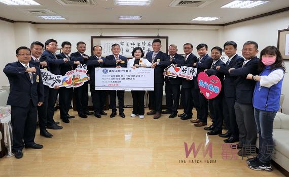 國際同濟會雲林區各分會「就挺你」 捐款支持雲林雙B計畫