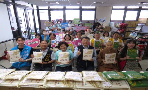佛光山基金會贈公益米 助中市弱勢家戶溫暖過端午