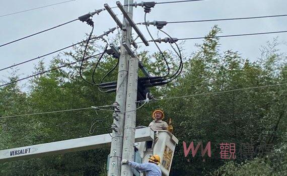 卡努颱風外圍環流致南投仁愛鄉土石坍方路斷 台電:積極搶修復電