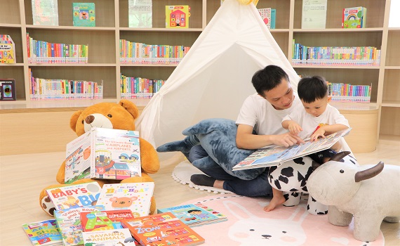 板橋四維分館重新啟用 萬本兒童外文圖書免費借