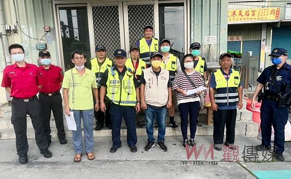 北港警成立海葵災害應變小組 提前宣導民眾防汛意識