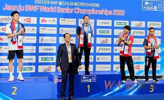 嘉大博士生楊家豪韓國全州參賽 勇奪世界壯年羽球賽男單冠軍 