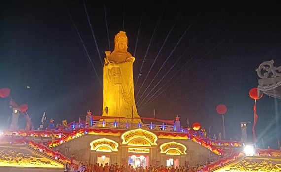 影/慈悲度化和平 湄洲媽祖金身巡安兩岸共襄盛舉