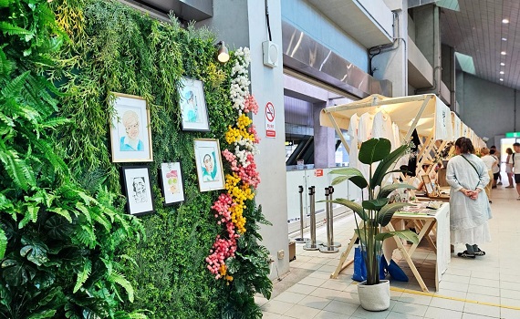迎中秋人潮 新北捷運十四張站推出「植覺系列活動」