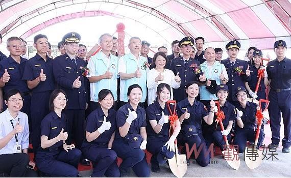 提升交通治安動能 嘉義市竹園派出所重建動土