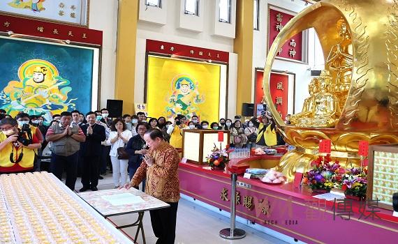 南投縣長許淑華出席埔里大梵寺祭天大典