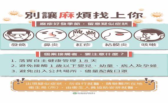 預防麻疹本土傳染　嘉市府籲請帶1到5歲幼童完成MMR疫苗接種