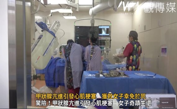 （有影片）／彰化醫院奇蹟救援！甲狀腺亢進引發心肌梗塞　獲救女子幸免於死 