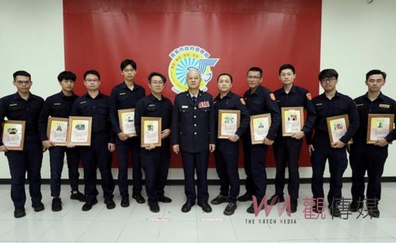 嘉義市警察局表揚好人好事員警 頒發榮譽獎狀表彰熱心為民服務