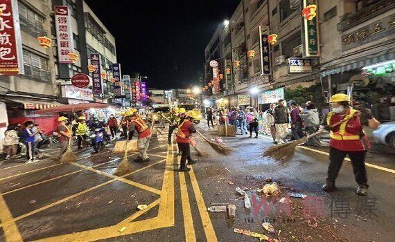 《與神同行  環保隨行》！大甲媽祖遶境環保英雄接力恢復市容