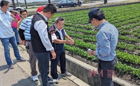 劉建國會勘雲林8處農路農水路　要更好的圳路才有更好的收成