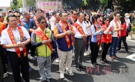 西螺福天宮社口媽抵達朴子 配天宮熱情迎駕祈佑平安