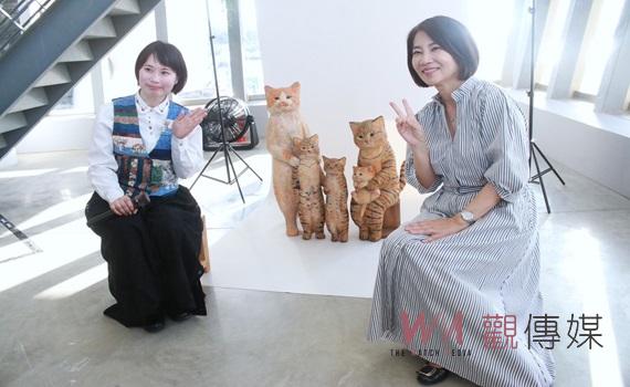 日本療癒系貓狗木雕登陸屏東　看海美術館迎來最萌毛孩子