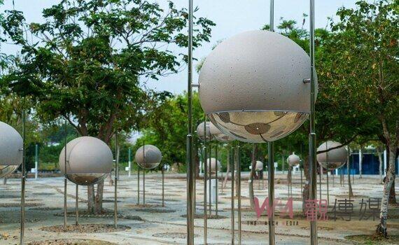  與大自然來一場浪漫約會　中央公園再現公共藝術《島球訊號》飄浮氣泡夢幻登場