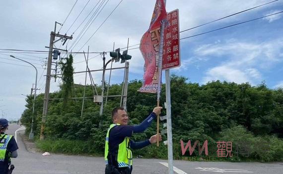 臺西警強力執行清道專案　確保道路交通順暢