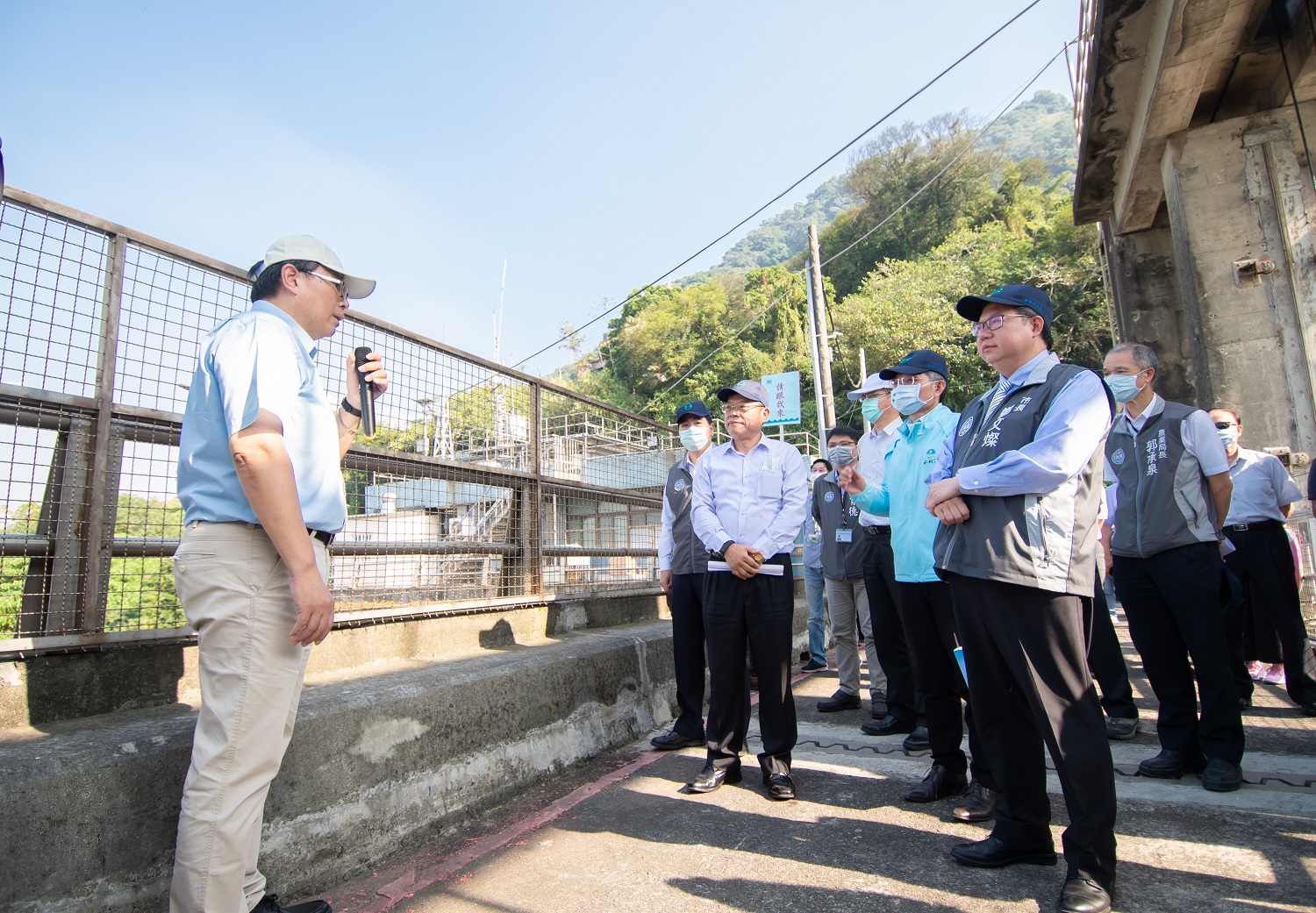 鄭文燦視察鳶山堰北水南送調度措施 協力保障桃園用水需求 - https://www.watchmedia01.com