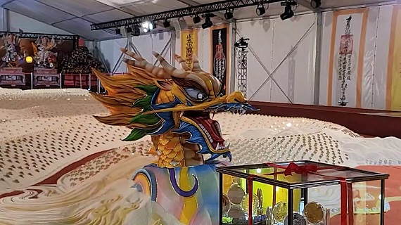 影／蔡總統為巨米龍開光點睛　為22日安西大醮拉開序幕 - https://www.watchmedia01.com