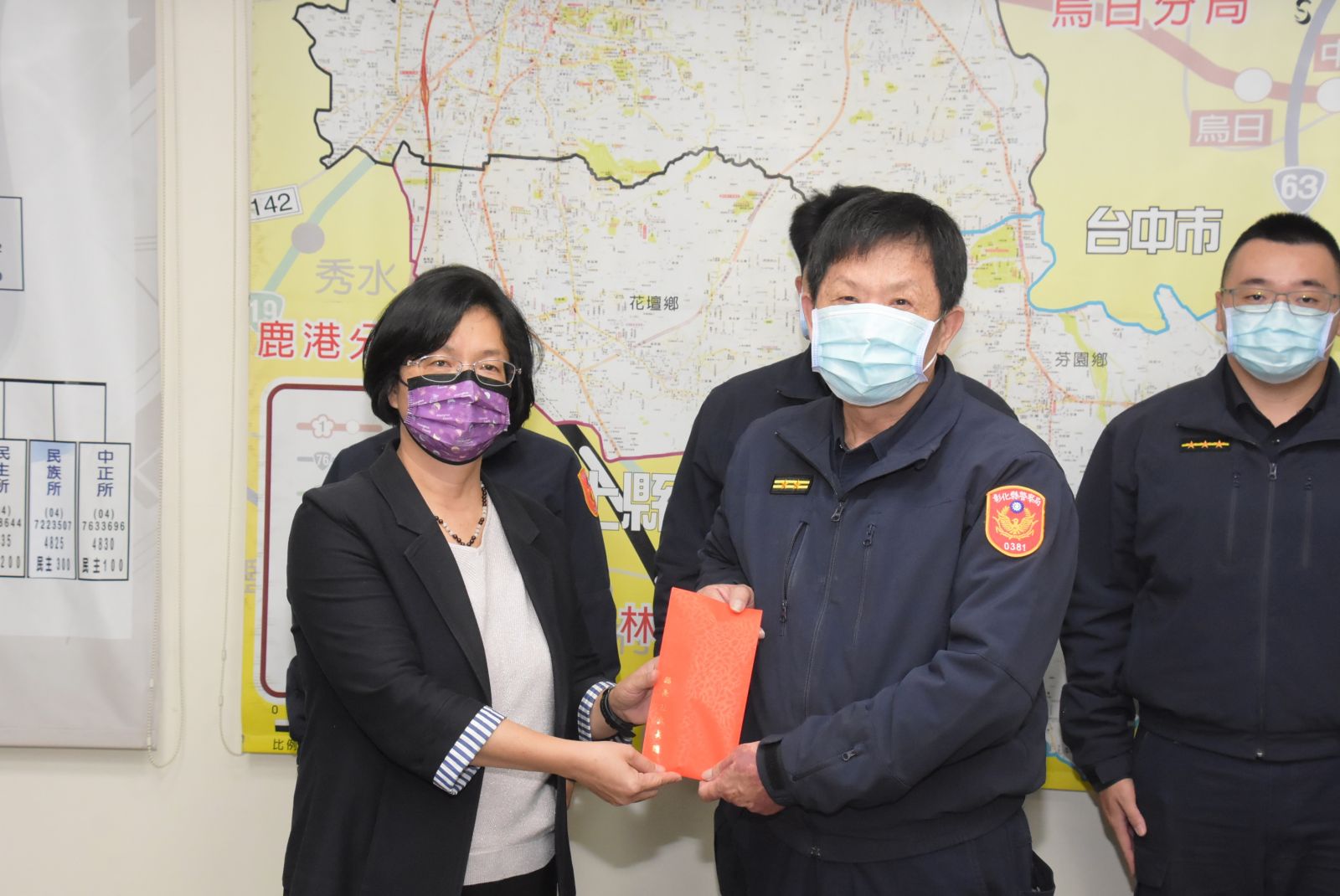 王惠美表揚彰化分局破獲重大槍砲、毒品案有功人員 - https://www.watchmedia01.com