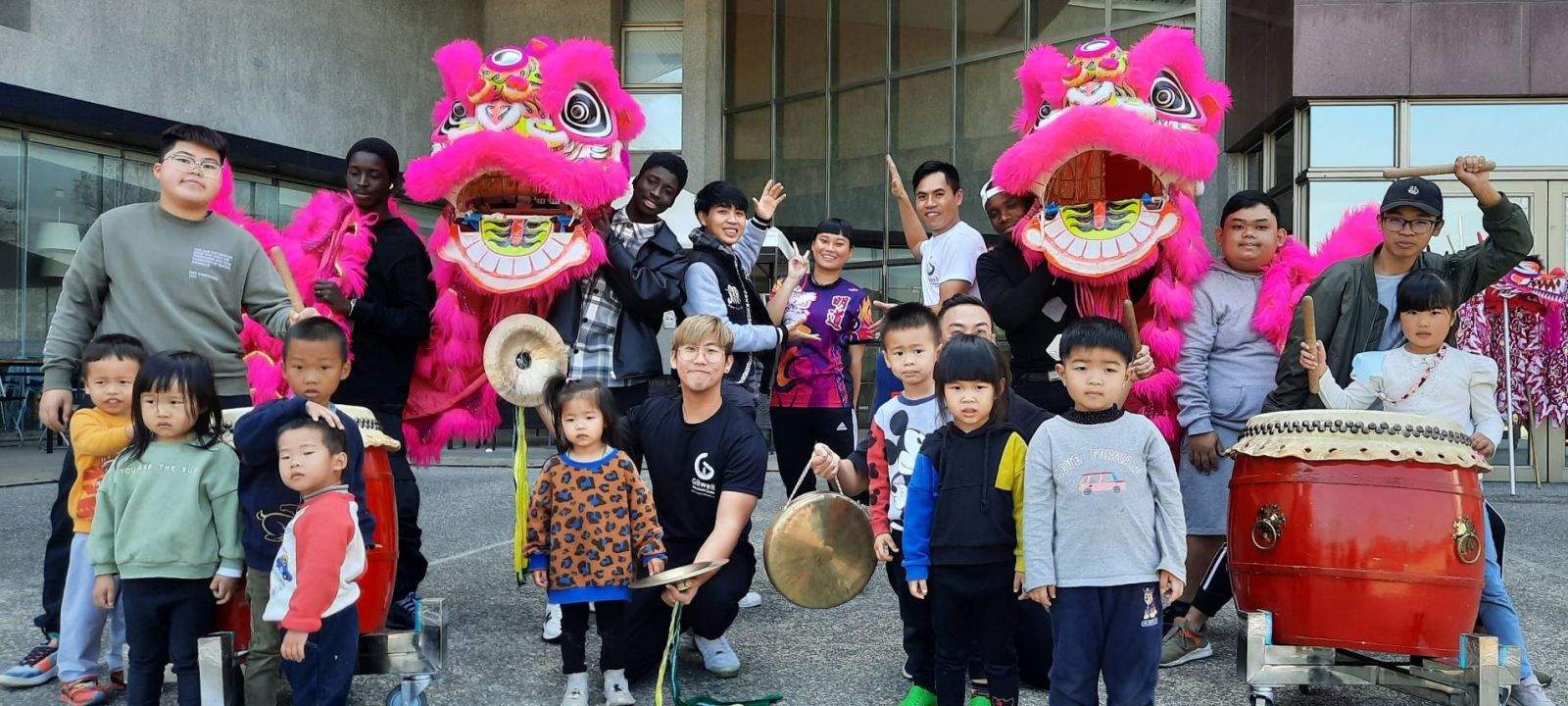 影／明道外籍生舞龍舞獅祈求新年平安幸運 - https://www.watchmedia01.com