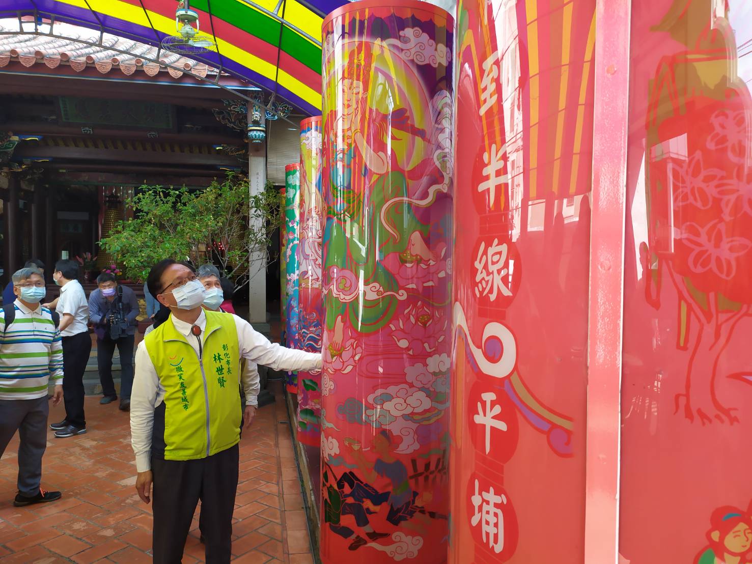 影／祈福好運　「彰化第一寺」開化寺轉運燈璀璨 - https://www.watchmedia01.com