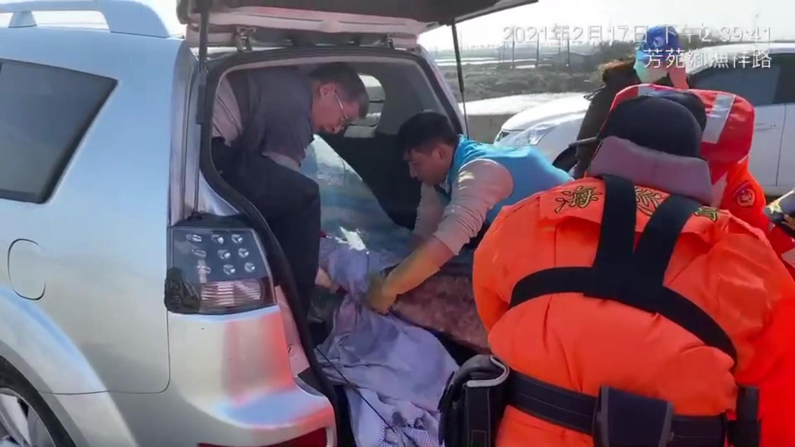 影／瀕危「江豚」芳苑王功海灘擱淺亡 - https://www.watchmedia01.com