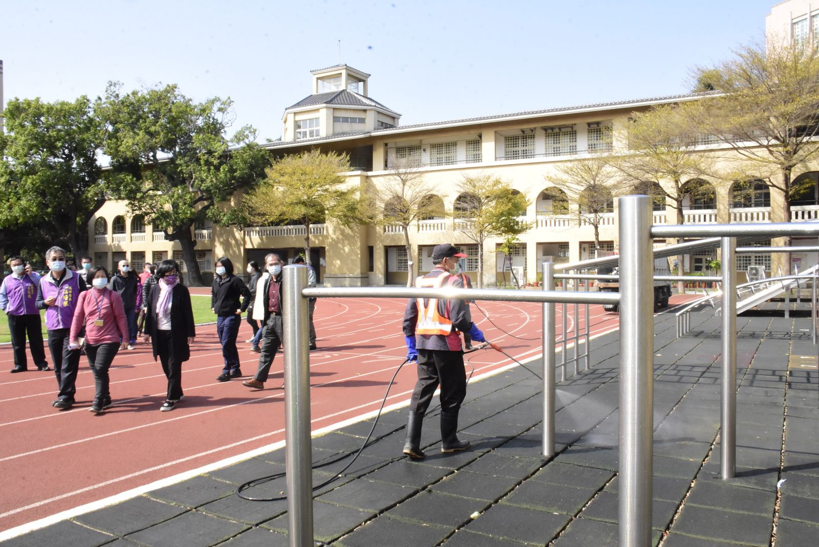 開學前夕　彰化322所校園消毒全面消毒 - https://www.watchmedia01.com