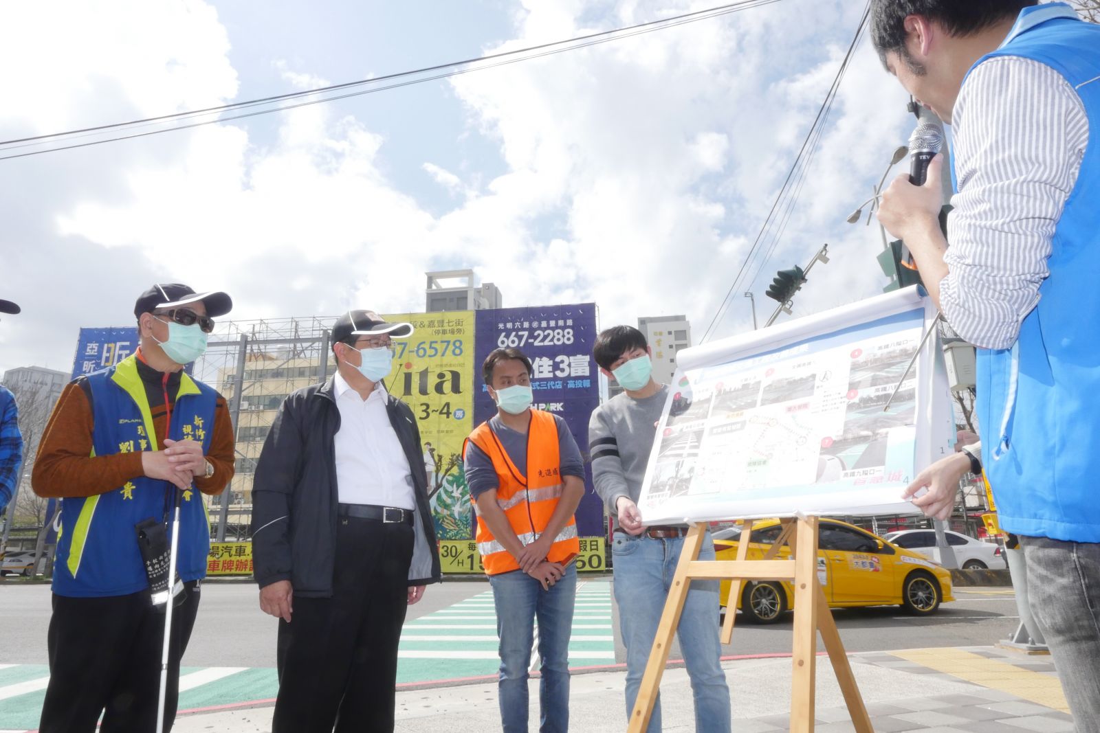 助視障者安心過馬路 竹縣首推智慧有聲號誌APP - https://www.watchmedia01.com