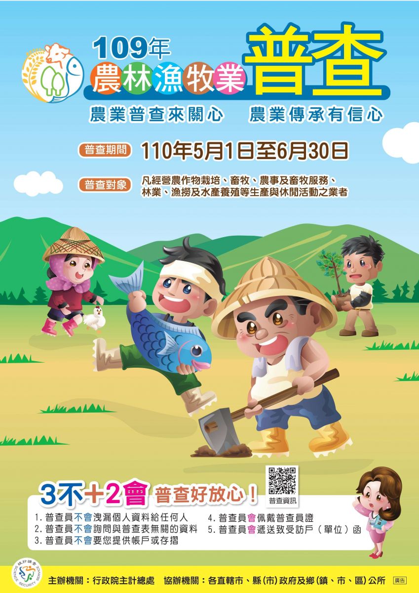 「雲林縣農林漁牧業普查處」今揭牌　訪查落實「3不＋2會」 - https://www.watchmedia01.com