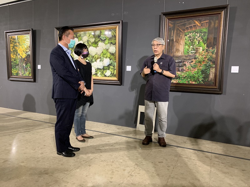 畫家黃灑淑「花情常韻」辦個展　精湛畫作賞者直呼療癒 - https://www.watchmedia01.com