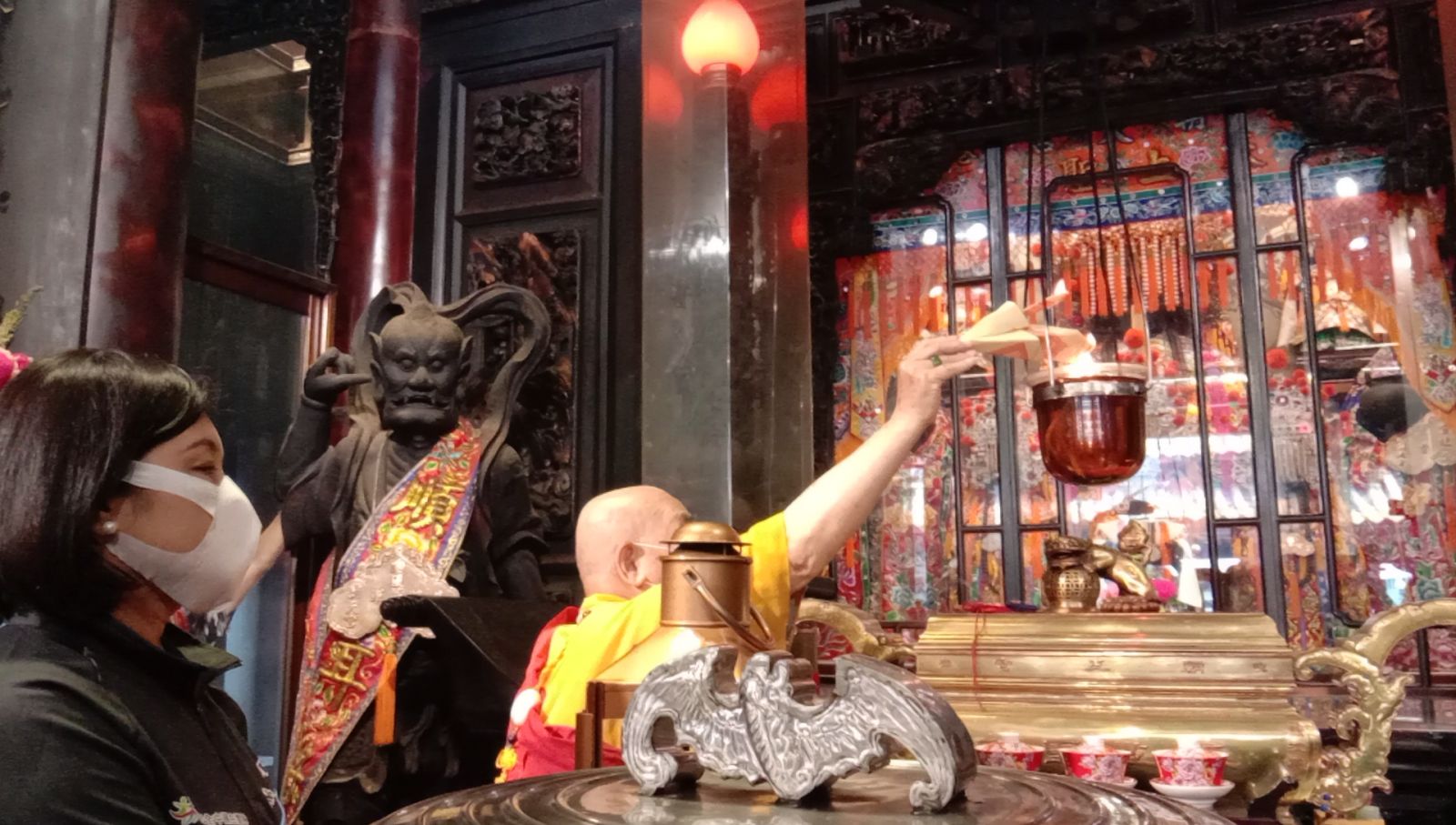 影/全中運全台聖火傳遞　北港朝天宮接引母火 - https://www.watchmedia01.com