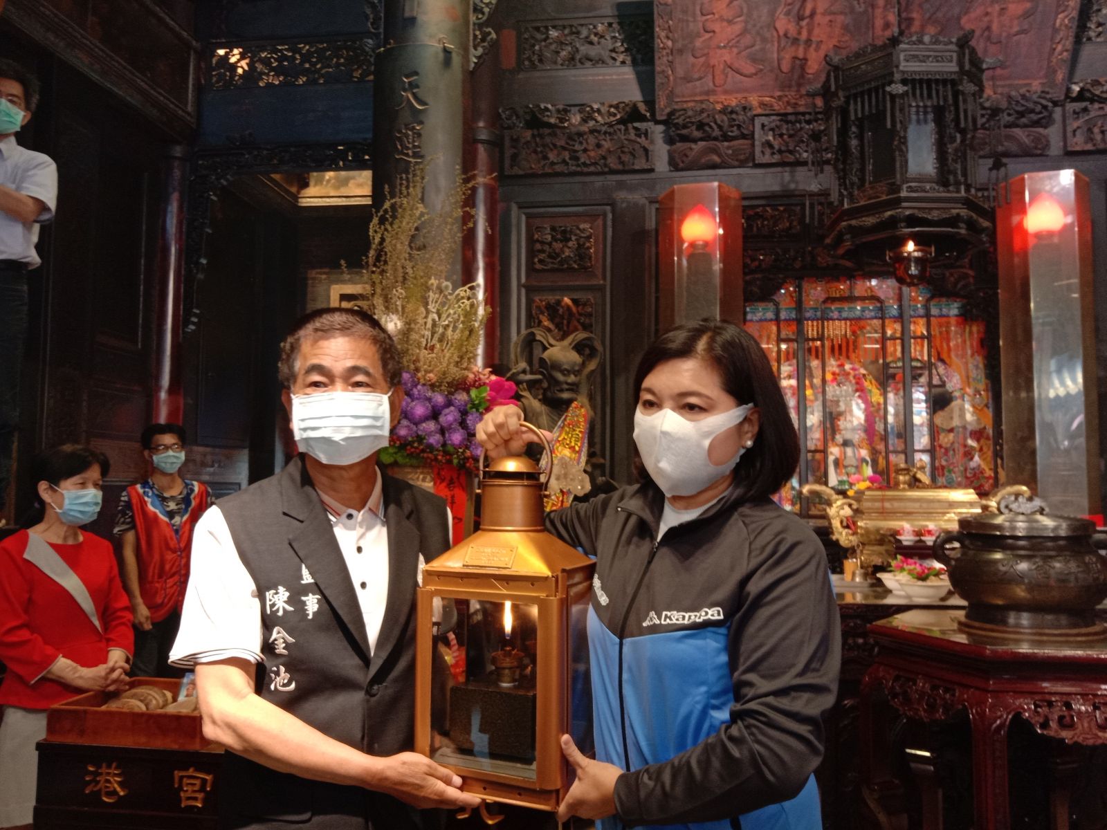影/全中運全台聖火傳遞　北港朝天宮接引母火 - https://www.watchmedia01.com
