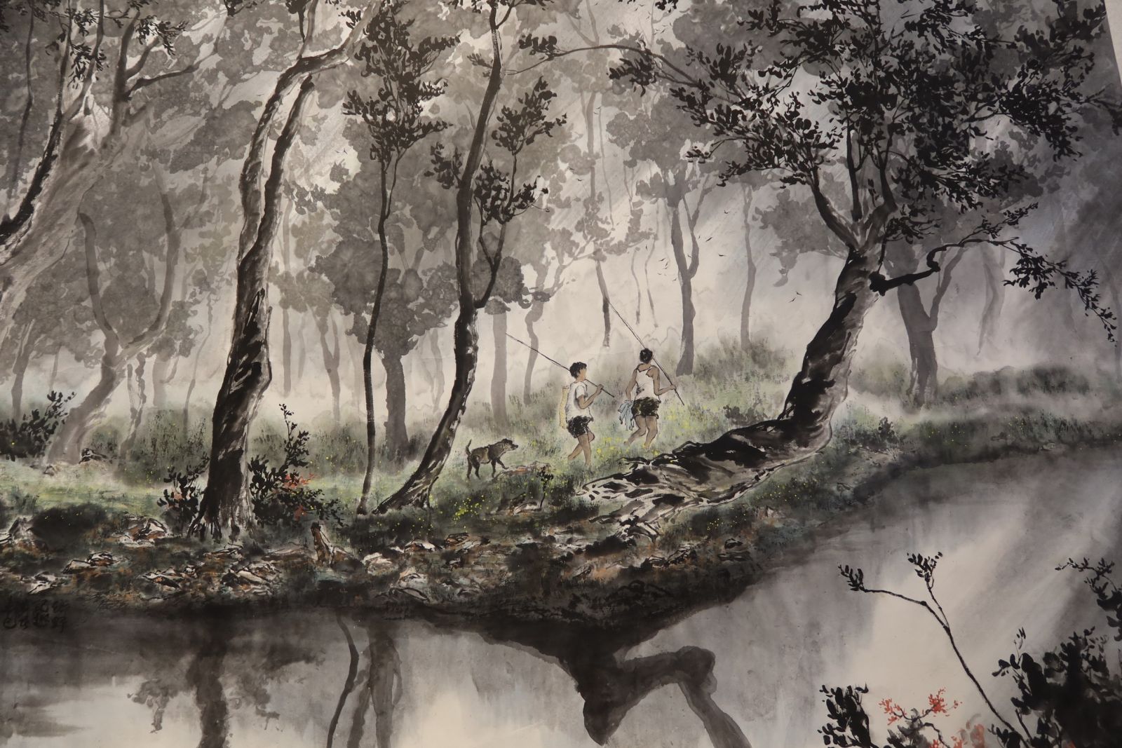 影／畫筆留心痕　吳麗雲墨彩創作展彰化藝術館展出 - https://www.watchmedia01.com