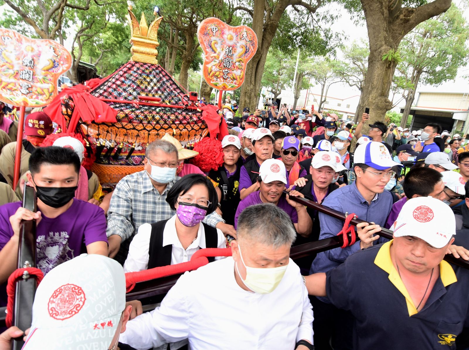 影／大甲媽祖遶境王惠美接鑾駕　祈求國泰民安 - https://www.watchmedia01.com