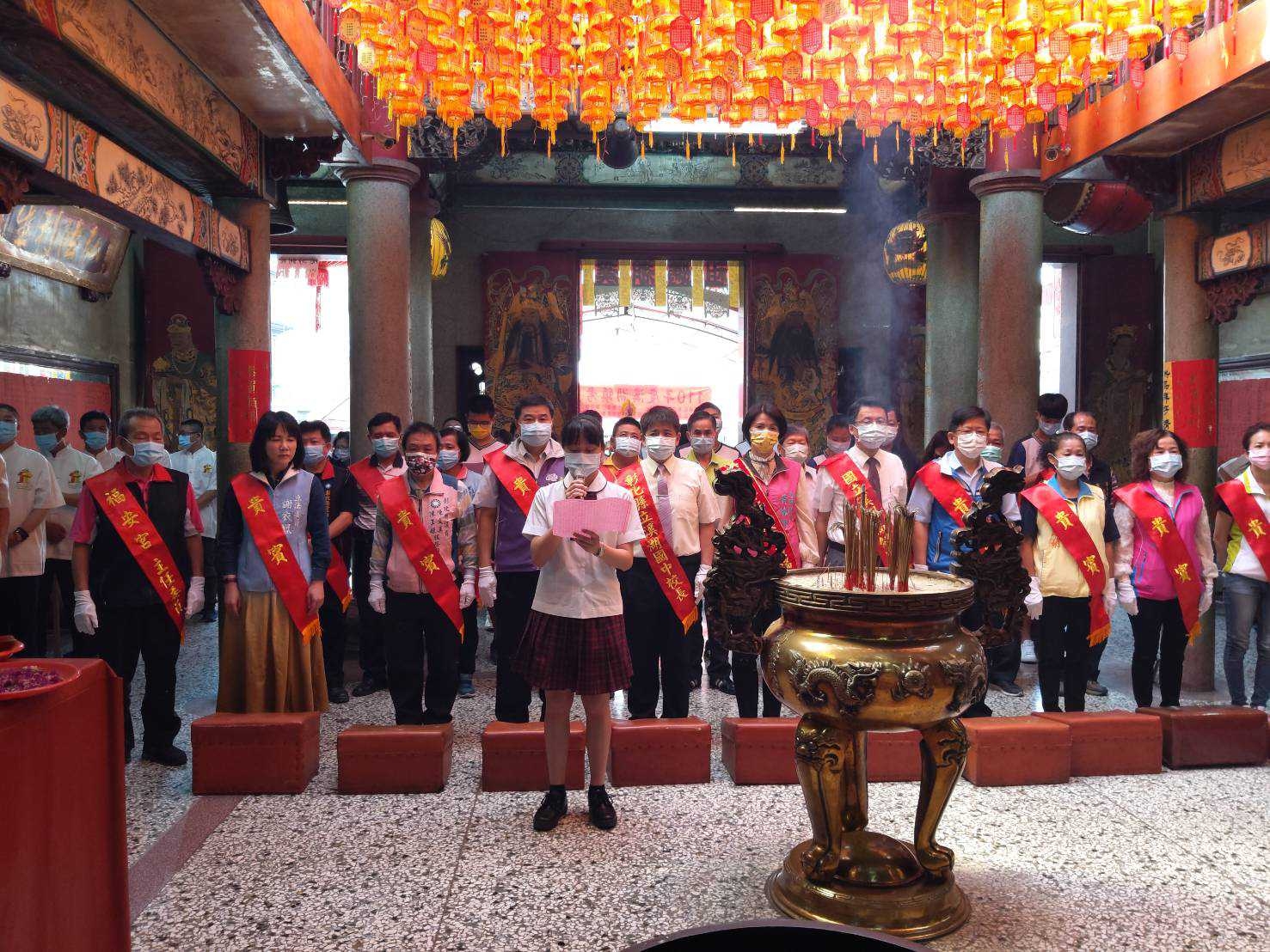 影／溪湖鎮公所辦考生祈福　文昌帝君為1373位考生加持 - https://www.watchmedia01.com
