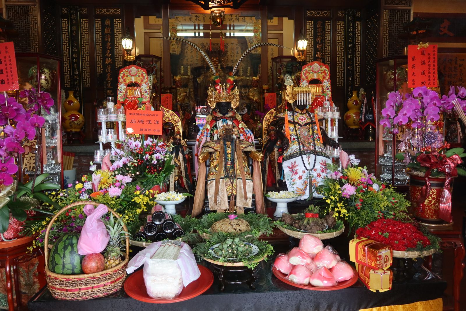 影／蔡英文贈東螺開基祖廟天后宮「德慈配天」匾額　賴清德揭匾 - https://www.watchmedia01.com