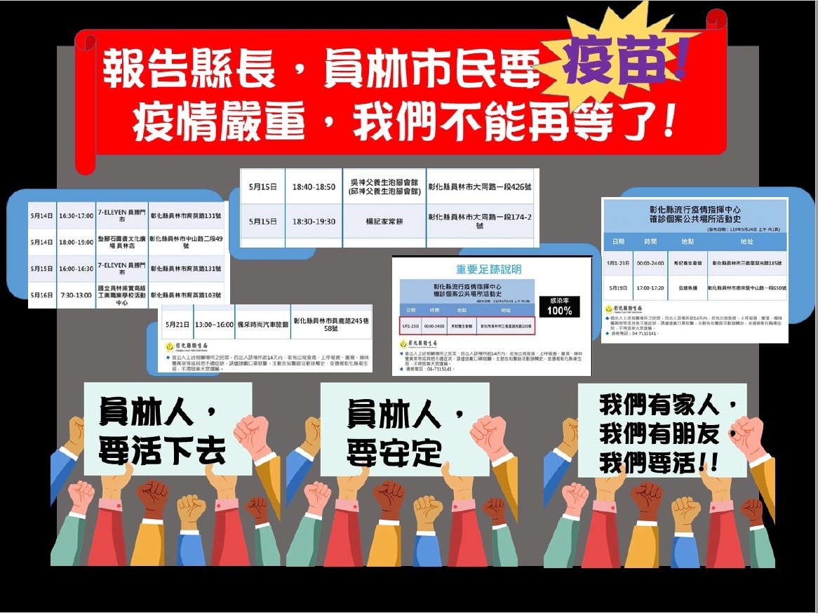 影／彰化新增13例確診　兩起感染源不明增添防疫難度 - https://www.watchmedia01.com