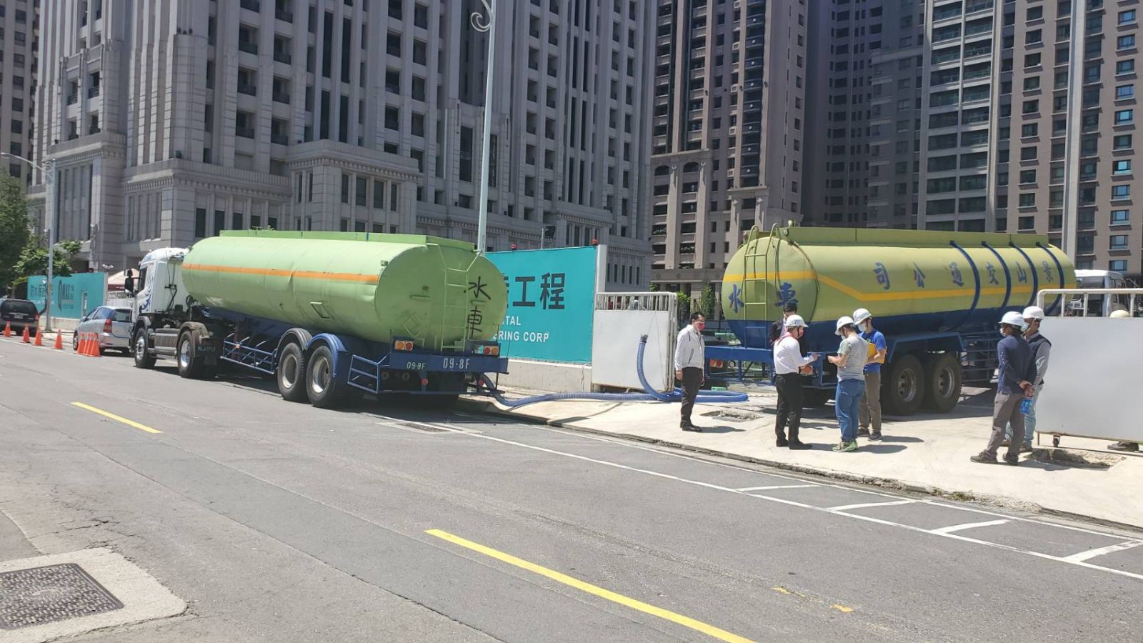竹市建商無償提供工地伏流水給竹科廠商與民眾 台積電也來取水 - https://www.watchmedia01.com