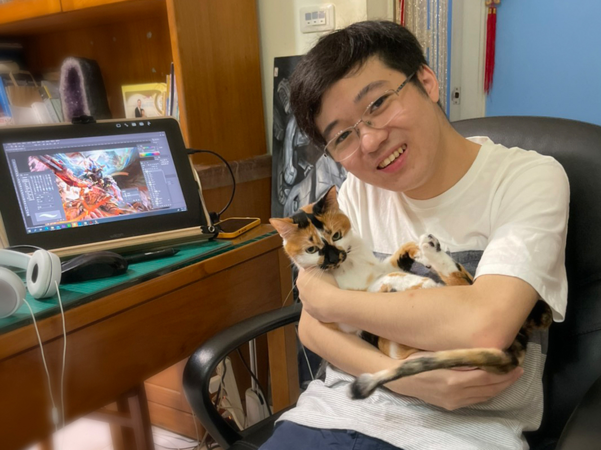影／大二生馬義程繪製經典神獸　獲日本插畫賽金賞 - https://www.watchmedia01.com